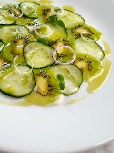 Cucumber Carpaccio / kurkku-carpaccio